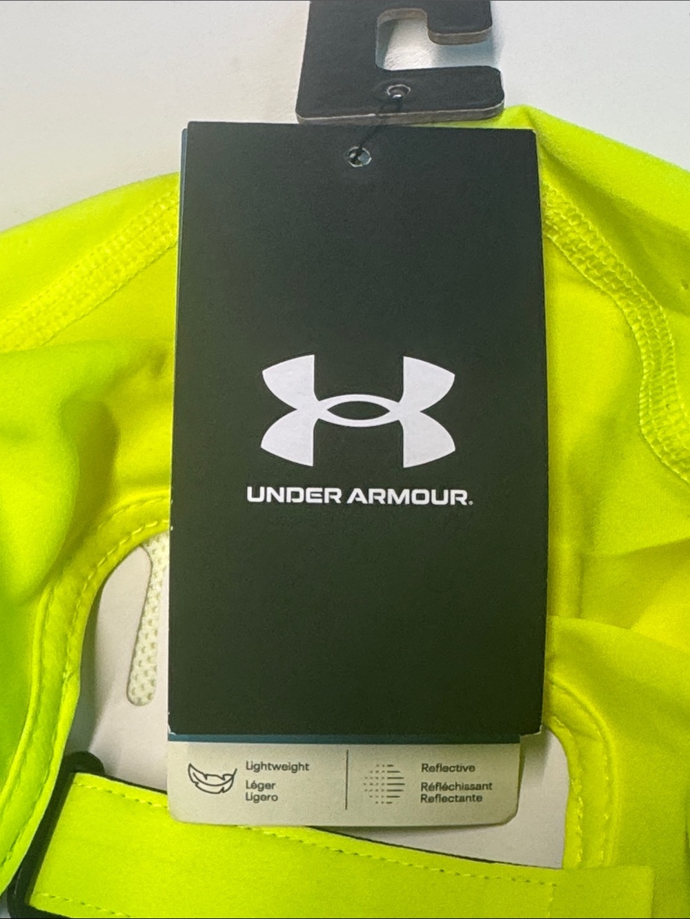 UNISEX Under Armour High-Visibility Neon Yellow Running Cap - Picture 11 of 14